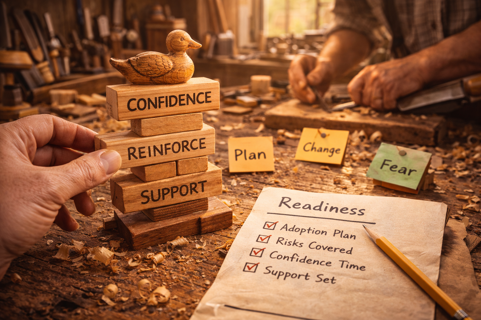 Illustration: safety to change